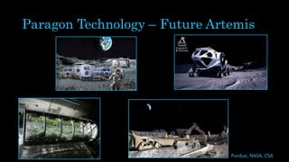 Paragon Technology – Future Artemis
Purdue, NASA, CSA
 