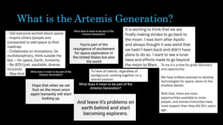 What is the Artemis Generation?
 