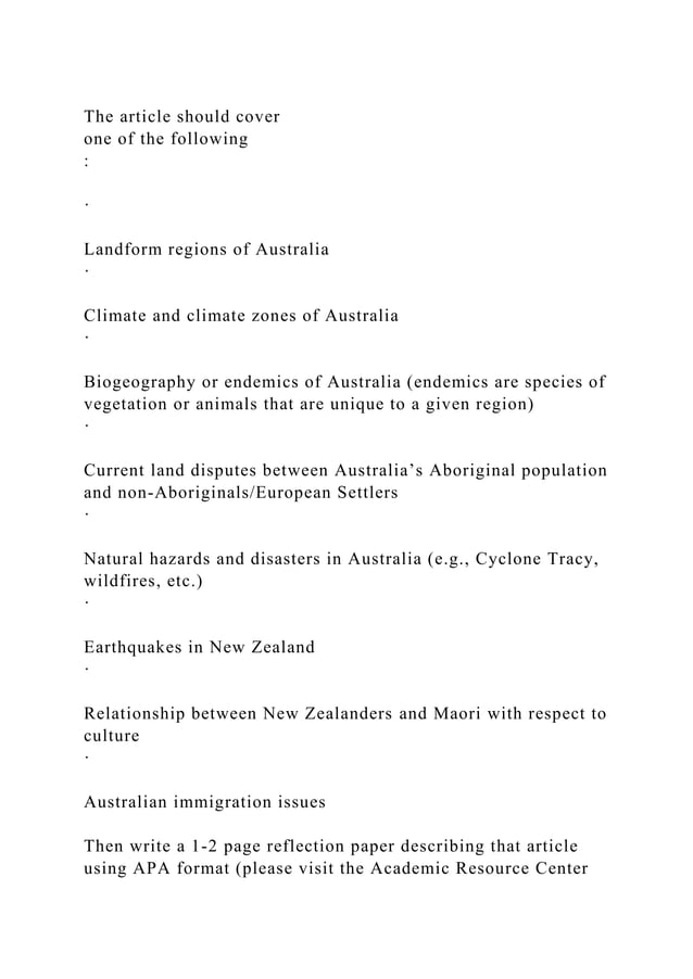 The Article Should Cover One Of The Following Landform docx the-article-should-cover-one-of-the-following-landform-docx