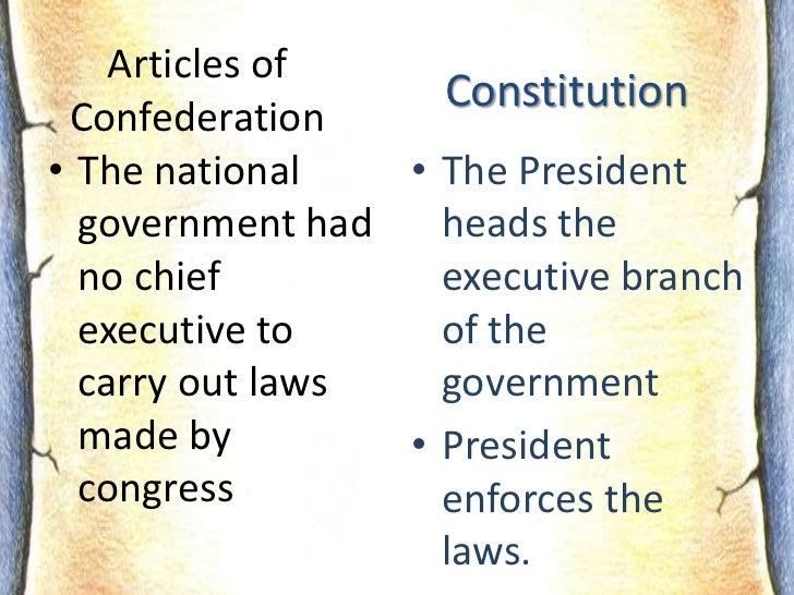 Articles of Confederation Vs. Constitution: All You Need to Know articles of confederation executive branch