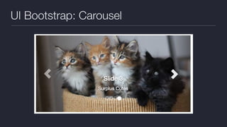 UI Bootstrap: Carousel
 