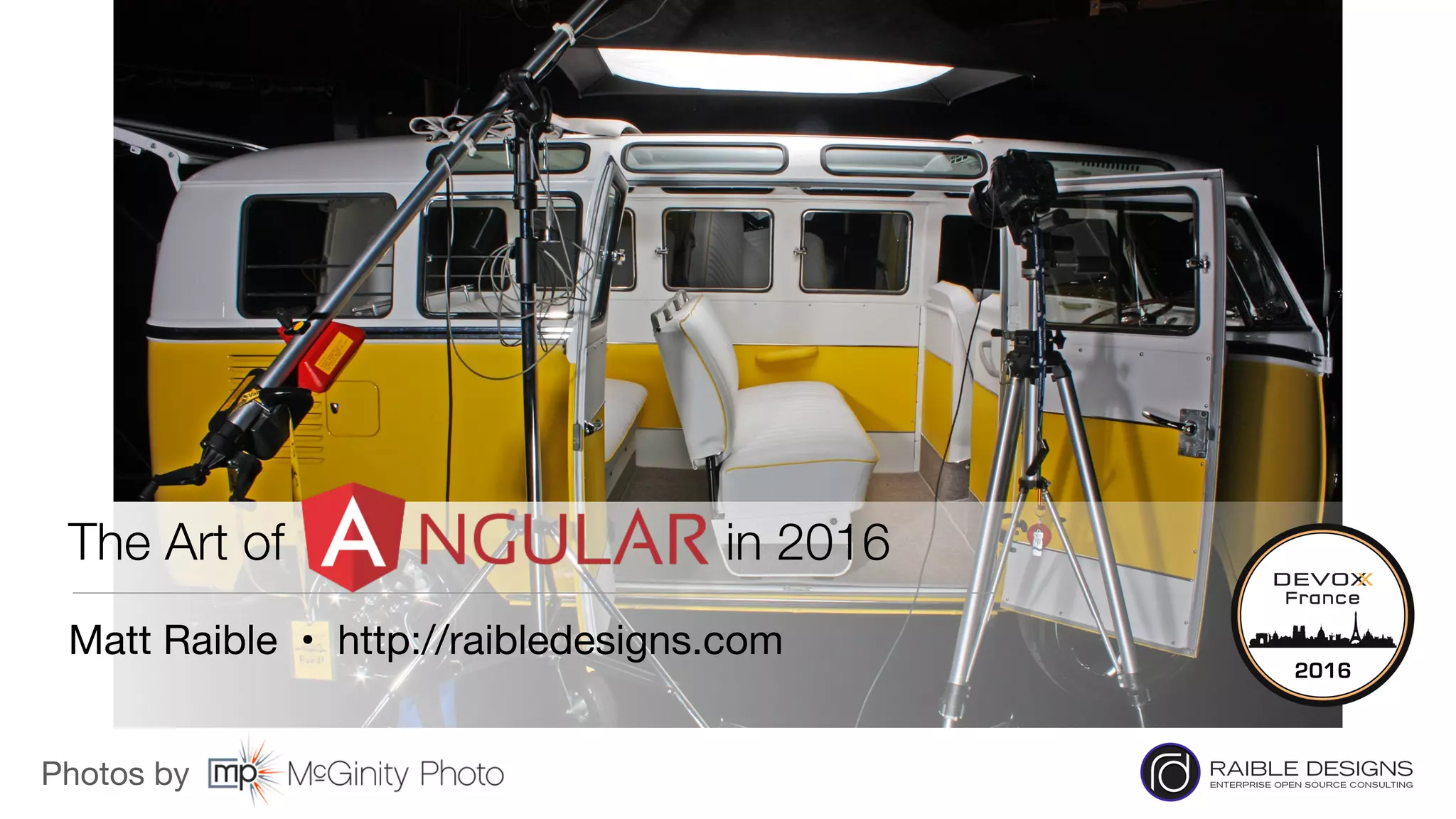 The Art of in 2016
Photos by McGinity Photo

Matt Raible • http://raibledesigns.com
2016
 