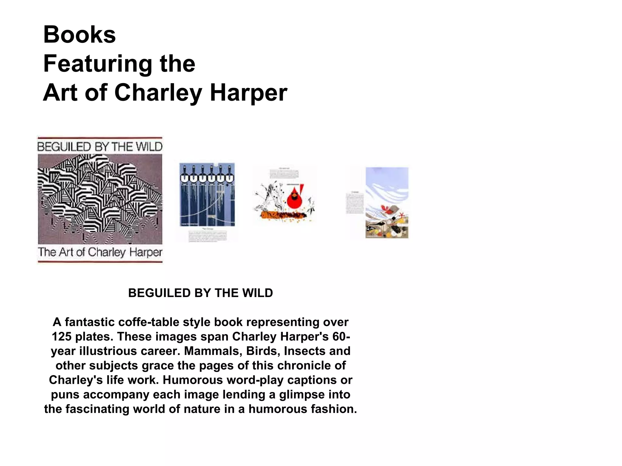 The art of charley harper | PPT