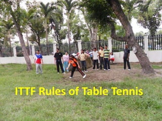 ITTF Rules of Table Tennis
 