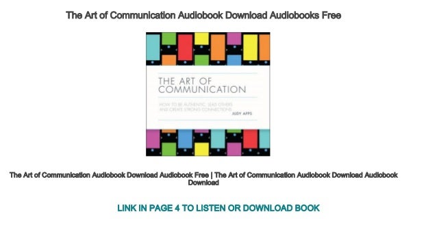 The Art of Communication Audiobook Download Audiobooks Free