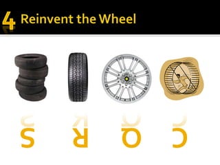 4<br />Reinvent the Wheel<br />C     Q     R      S<br />