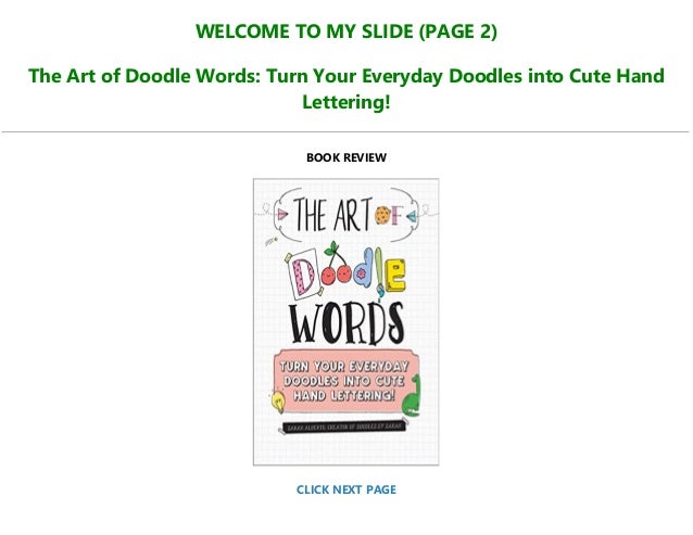 Download Pdf The Art Of Doodle Words Turn Your Everyday Doodles Download Pdf The Art Of Doodle Words Turn Your Everyday Doodles