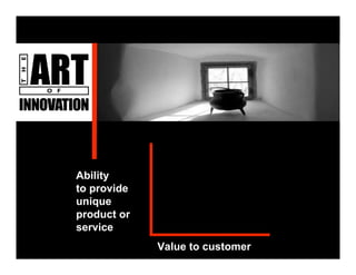 The Art Of Innovation