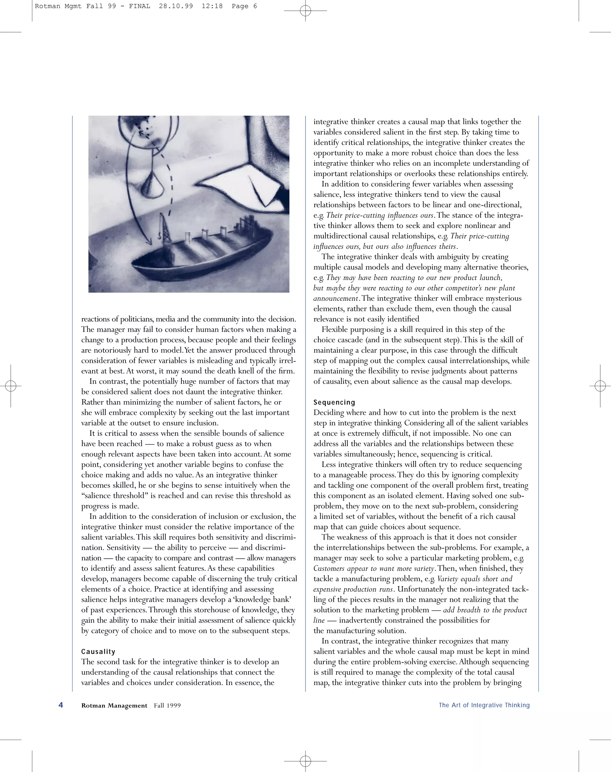 The art of integrative thinking | PDF
