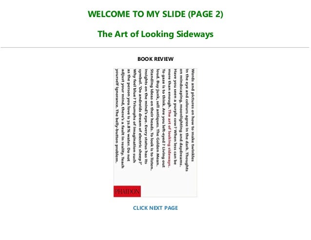 E Book F R E E The Art Of Looking Sideways Full Pages