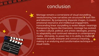 The Art of Montage: A Critical Analysis of Its Use in Film and ...