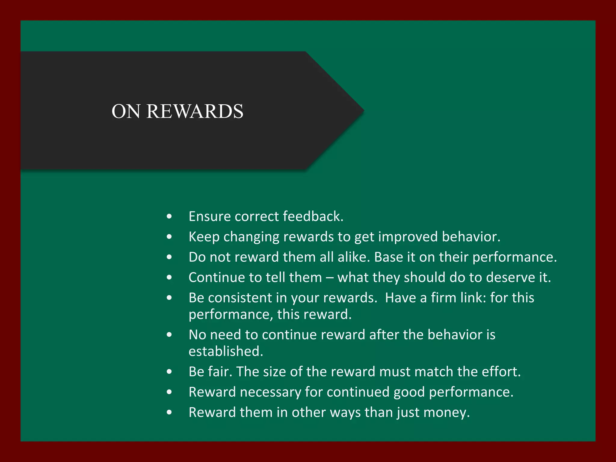 He doesn’t appreciate good work.