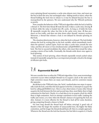 Spin Locks and Contention : The Art of Multiprocessor Programming ...