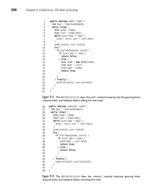 Linked Lists: The Role of Locking : The Art of Multiprocessor ...