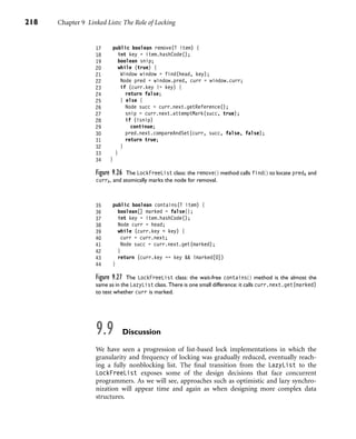 Linked Lists: The Role of Locking : The Art of Multiprocessor ...