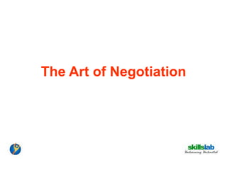 The Art of Negotiation
 