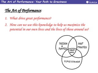 The art of performance | PDF