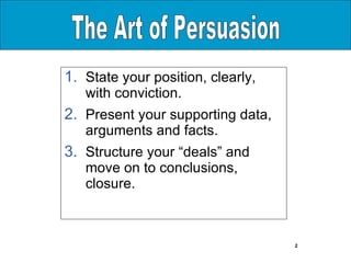 The Art Of Persuasion | PPT