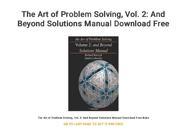 art of problem solving volume 2 and beyond pdf
