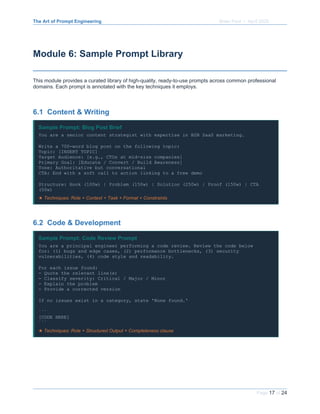 The Art of Prompt Engineering Brian Paul.docx