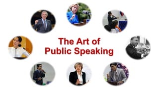 The Art of
Public Speaking
 