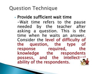 Waiting Questions The Art of Questioning | PPTX