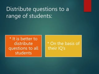 Distributing Questions The Art of Questioning.pptx