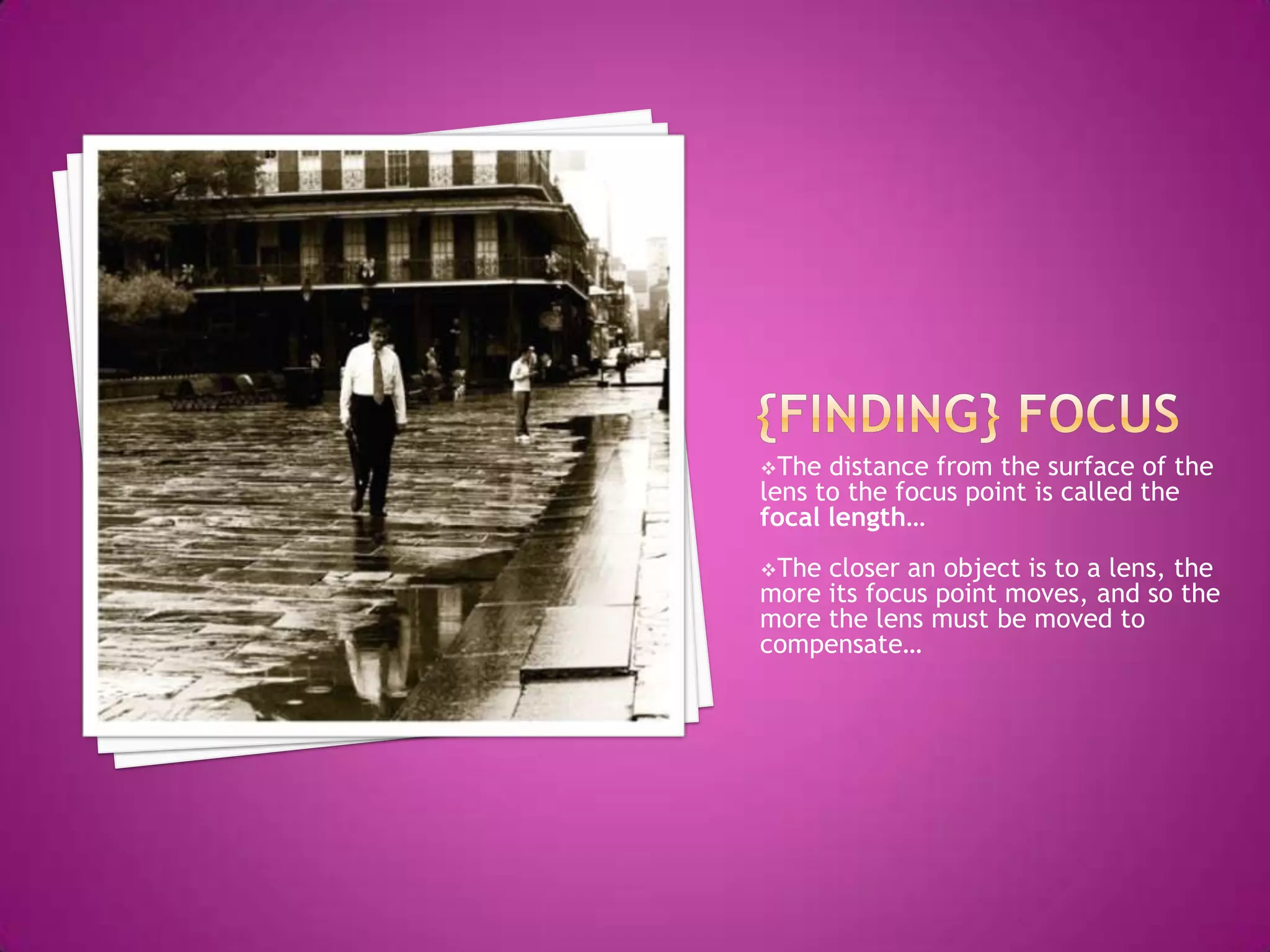 Have fun with it!Rule of {thirds}Imagine that there is a grid that divides the image into three equal columns and rows…Rule of {Thirds}This rule will prevent the subject matter from simply bisecting the image, thus adding to the aesthetics of the end result…Rule of {odds}Seek out an odd number of subjects in a given shot…Rule of {Odds}This results in a natural framing of the objects, adding comfort and depth to the artwork…{symmetry}When photographing an even number of subjects, using symmetry is warranted…Rule of {Space}This rule pertains to creating fluidity or movement in a photo. The viewer's eye is drawn to a particular place with the use of negative (or white) space…{angles}Give a different point-of-view…{Angles}Make the ordinary look extraordinary!{angles}Get high, medium, or low