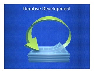 Iterative Development
 