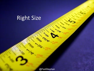 User Story – Smells and Anti-patterns @fadistephan | @excellaco | excella.com
Iterative Development
 