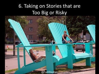 User Story – Smells and Anti-patterns @fadistephan | @excellaco | excella.com
S
l
i
c
e
s
V
e
r
t
i
c
a
l
 