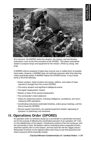 Tactical Opord Example The art of tactics | PDF