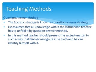 The art of teaching | PPTX