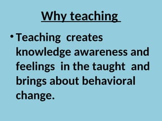 introduction to the Art of Teaching.ppt
