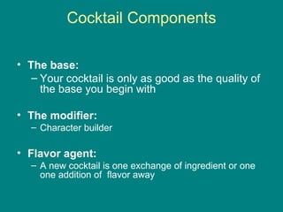 The art of the classic cocktail 3 | PPT
