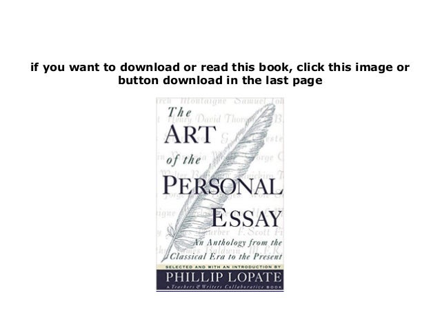 Best anthology of essays image