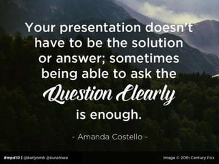 The Art of the Presentation