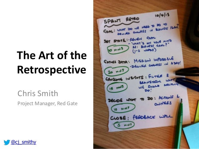 the art of the retrospective how to run an awesome retrospective mee the retrospect