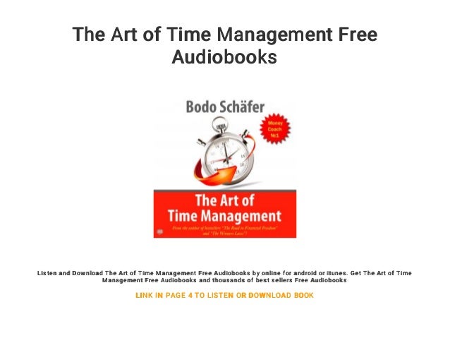 The Art Of Time Management Free Audiobooks