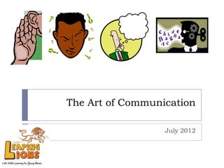The art of verbal communication | PPTX