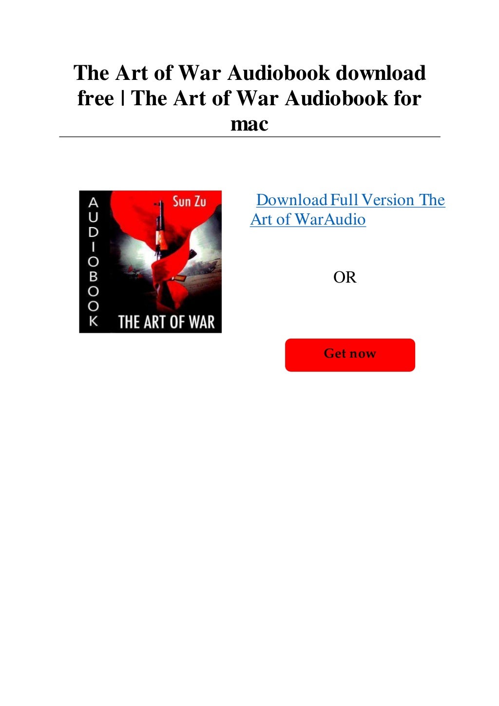 The Art of War Audiobook download free The Art of War