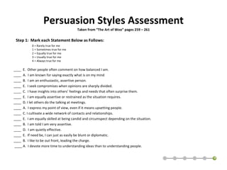 The Art Of Woo | PPT