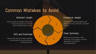Why Not Abstract The Art of Writing an Abstract and types of abstracts | PDF