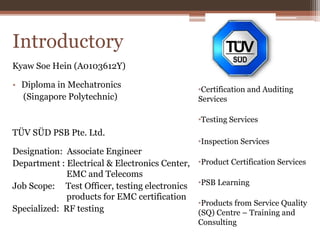 RF & EMC Testing in Today's World (Beginner Info) | PPTX