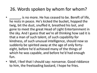 David “Bumble” Lloyd