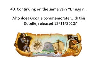 39. Continuing on the same vein..Significance of this Doodle?