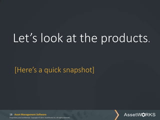 All About AssetWorks (Our Story) | PPTX