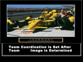 Team Coordination is Set After Team  Image is Determined 