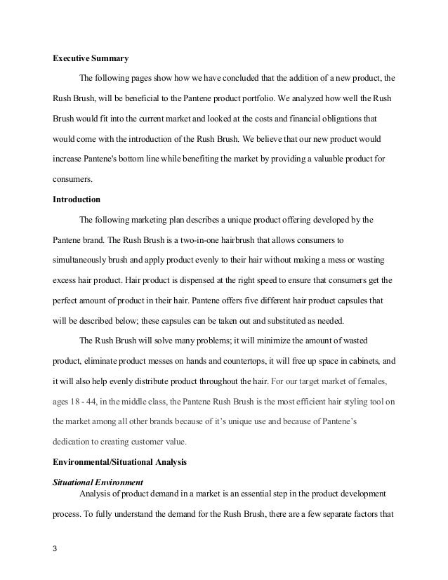 rush brush marketing plan project