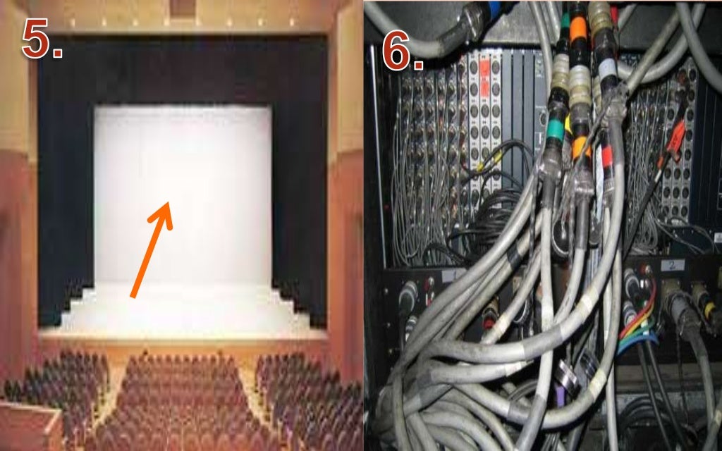 Types and components of a stage